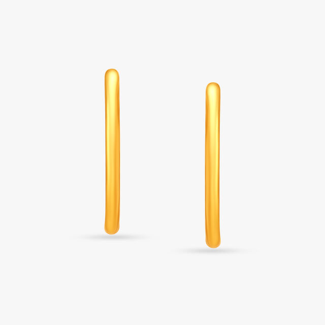 Minimal Twisted Hoop Earrings 9