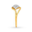 Eye Shape Diamond Finger Ring,,hi-res 3