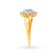 Magnificent 18 Karat Yellow Gold And Diamond Cluster Ring,,hi-res 3