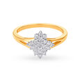 Dreamscape Solitaire Cluster Diamond Ring,,hi-res 2