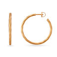 Sophisticated Gold Hoop Earrings,,hi-res 2