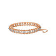 Charming Diamond and Gold Bangle,,hi-res 