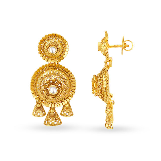 Glorious Gold Pendant and Earrings Set,,hi-res 3
