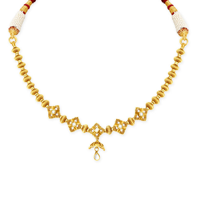 Opulent Gold Necklace Set,,hi-res 3