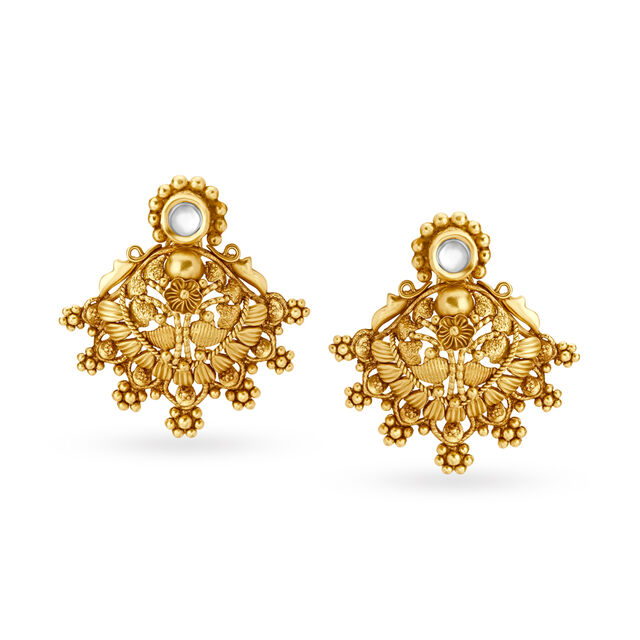 Magnificent Traditional Gold Necklace Set,,hi-res 3
