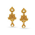 Teardrop Motif Drop Earrings,,hi-res 