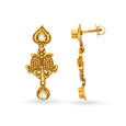 Teardrop Motif Drop Earrings,,hi-res 2