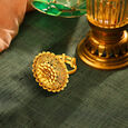 Flowering 18 Karat Yellow Gold Finger Ring,,hi-res 