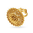 Flowering 18 Karat Yellow Gold Finger Ring,,hi-res 3