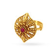 Traditional Antique Floral Gold Ring,,hi-res 2