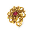 Splendid Floral Gold Ring,,hi-res 