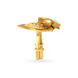 Splendid Nature Inspired Gold Burfi Ring,,hi-res 3