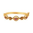 Traditional Floral Gold Bangle,,hi-res 