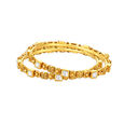 Striking Gold Bangles 