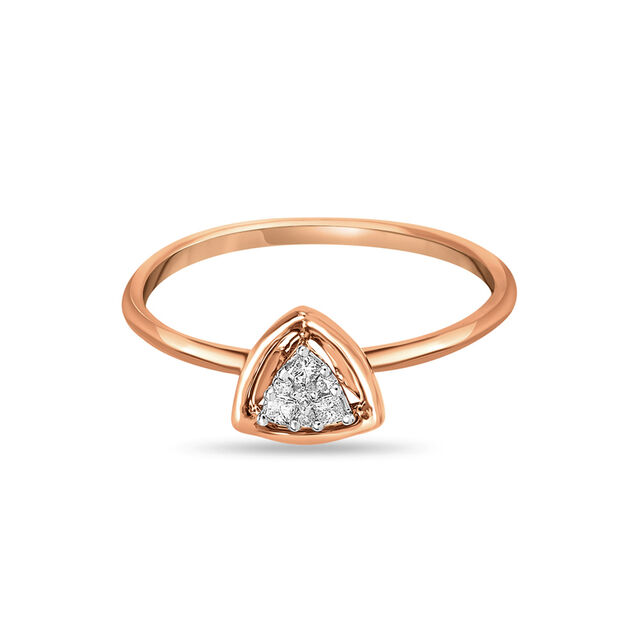 18 KT Rose Gold Diamond ring,,hi-res 2