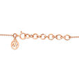 18 KT Rose Gold Emerald And Diamond Pendant With Chain,,hi-res 4