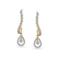 Exquisite Swirling Diamond Necklace and Earrings Set,,hi-res 3