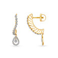 Exquisite Swirling Diamond Necklace and Earrings Set,,hi-res 4