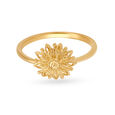 Abstract Floral Gold Ring,,hi-res 2