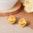 Stylish Gold Stud Earrings,,hi-res 2