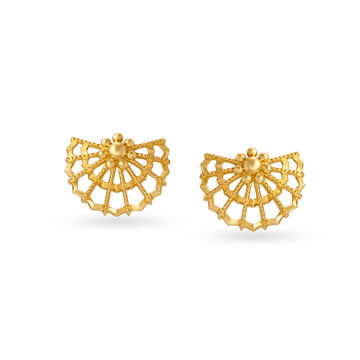 Eye Catching Gold Stud Earrings
