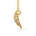 Lush Floral Motif Diamond Pendant and Earrings Set,,hi-res 3