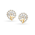 Lush Floral Motif Diamond Pendant and Earrings Set,,hi-res 4