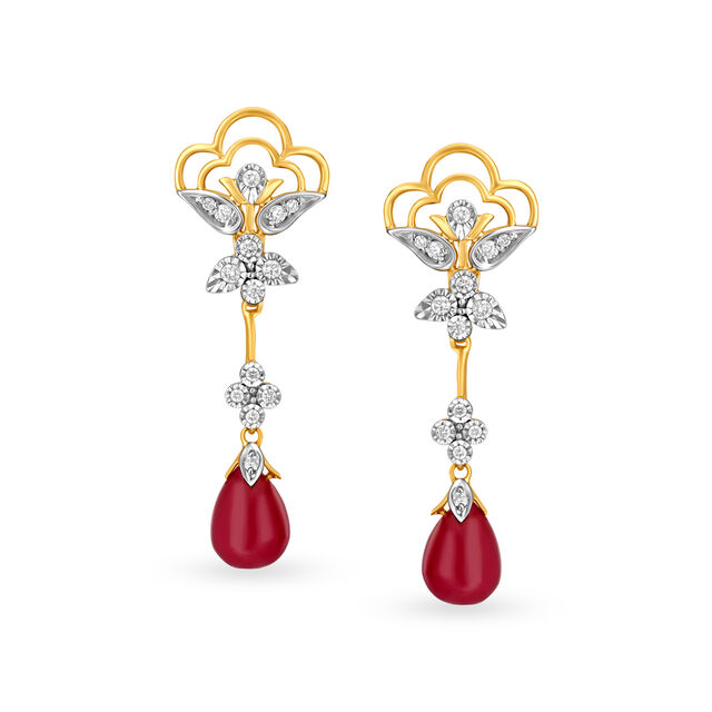 Charming Diamond Drop Earrings,,hi-res 2