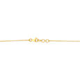 Radiant Floral Diamond Pendant with Chain in Yellow and White Gold,,hi-res 3
