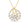 Gorgeous Floral Diamond Pendant,,hi-res 