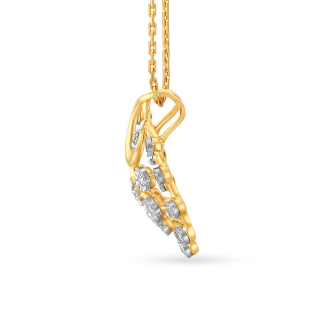 Gorgeous Floral Diamond Pendant,,hi-res 2