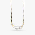 Entrancing Floral Diamond Mangalsutra 2