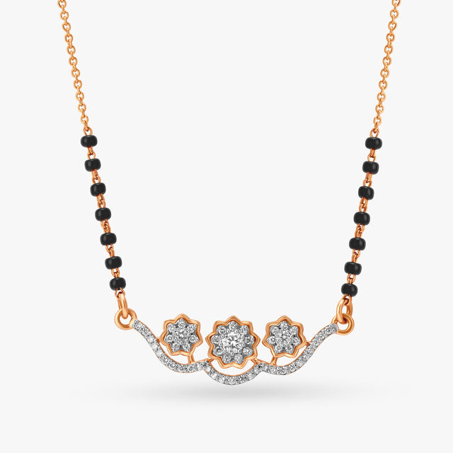Magnificent Diamond and Rose Gold Mangalsutra