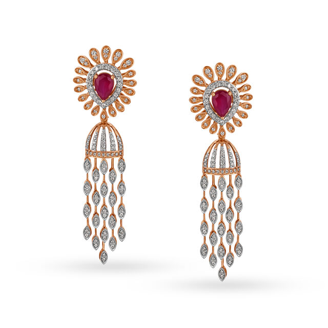 Majestic Diamond and Rose Gold Necklace Set,,hi-res 3