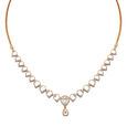 Celestial Rose Gold And Diamond Floral Necklace Set,,hi-res 2