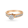 Charming Floral Diamond Ring 2