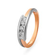 Sleek Dot Pattern Diamond Ring,,hi-res 