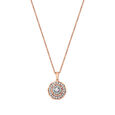 Hypnotic Floral Diamond Pendant with Chain in White and Rose Gold,,hi-res 