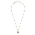 Hypnotic Floral Diamond Pendant with Chain in White and Rose Gold,,hi-res 2