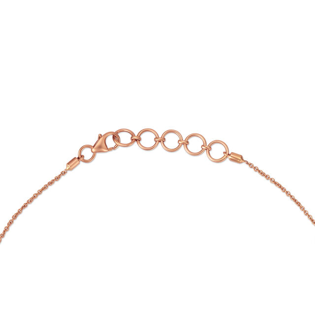 Hypnotic Floral Diamond Pendant with Chain in White and Rose Gold,,hi-res 3