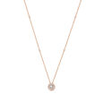 Sparkling Floral Diamond Pendant with Chain in White and Rose Gold,,hi-res 