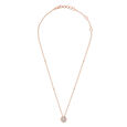 Sparkling Floral Diamond Pendant with Chain in White and Rose Gold,,hi-res 2