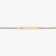 Connected Circles Diamond Mangalsutra in Yellow and White Gold 3