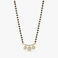 Mesmerising Geometric Diamond Mangalsutra 