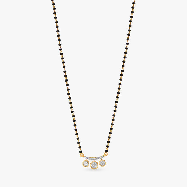 Mesmerising Geometric Diamond Mangalsutra 2