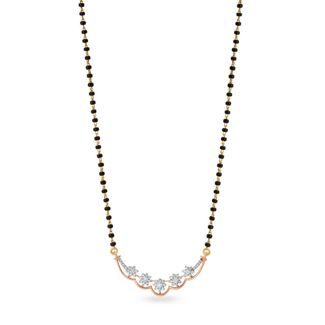 Impressive Starry Diamond Mangalsutra,,hi-res 2