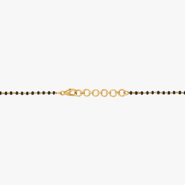 Charming Floral Diamond Mangalsutra,,hi-res 3