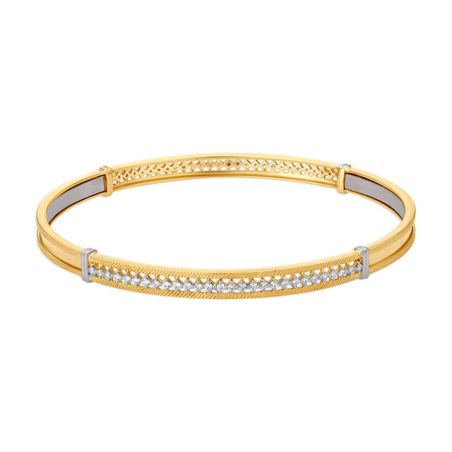 Diamond Cluster Bangle,,hi-res 