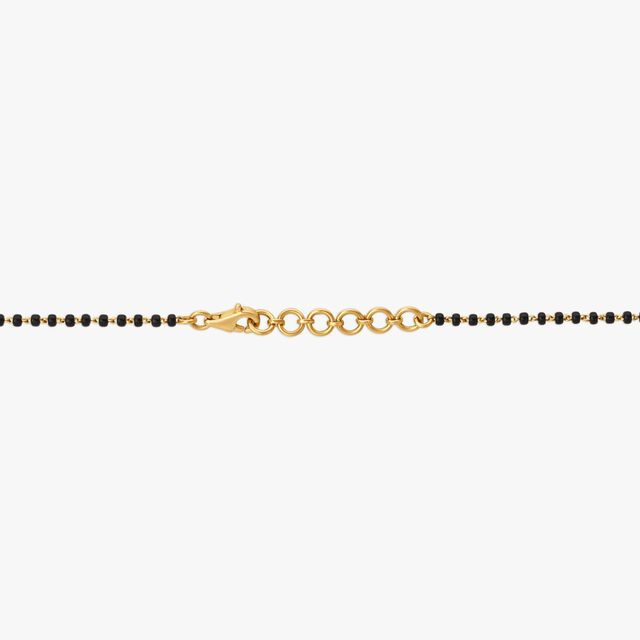 Dainty Floral Diamond Mangalsutra,,hi-res 3