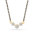Triad of Flowers Diamond Mangalsutra 